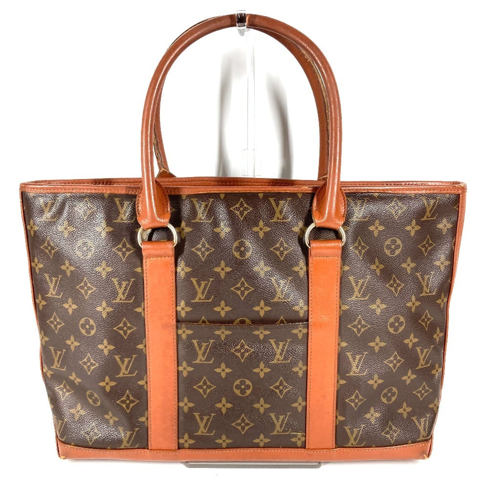 LOUIS VUITTON M42425 Monogram Weekend PM Tote Bag, Monogram Canvas, Unisex, Brown