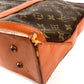 LOUIS VUITTON M42425 Monogram Weekend PM Tote Bag, Monogram Canvas, Unisex, Brown