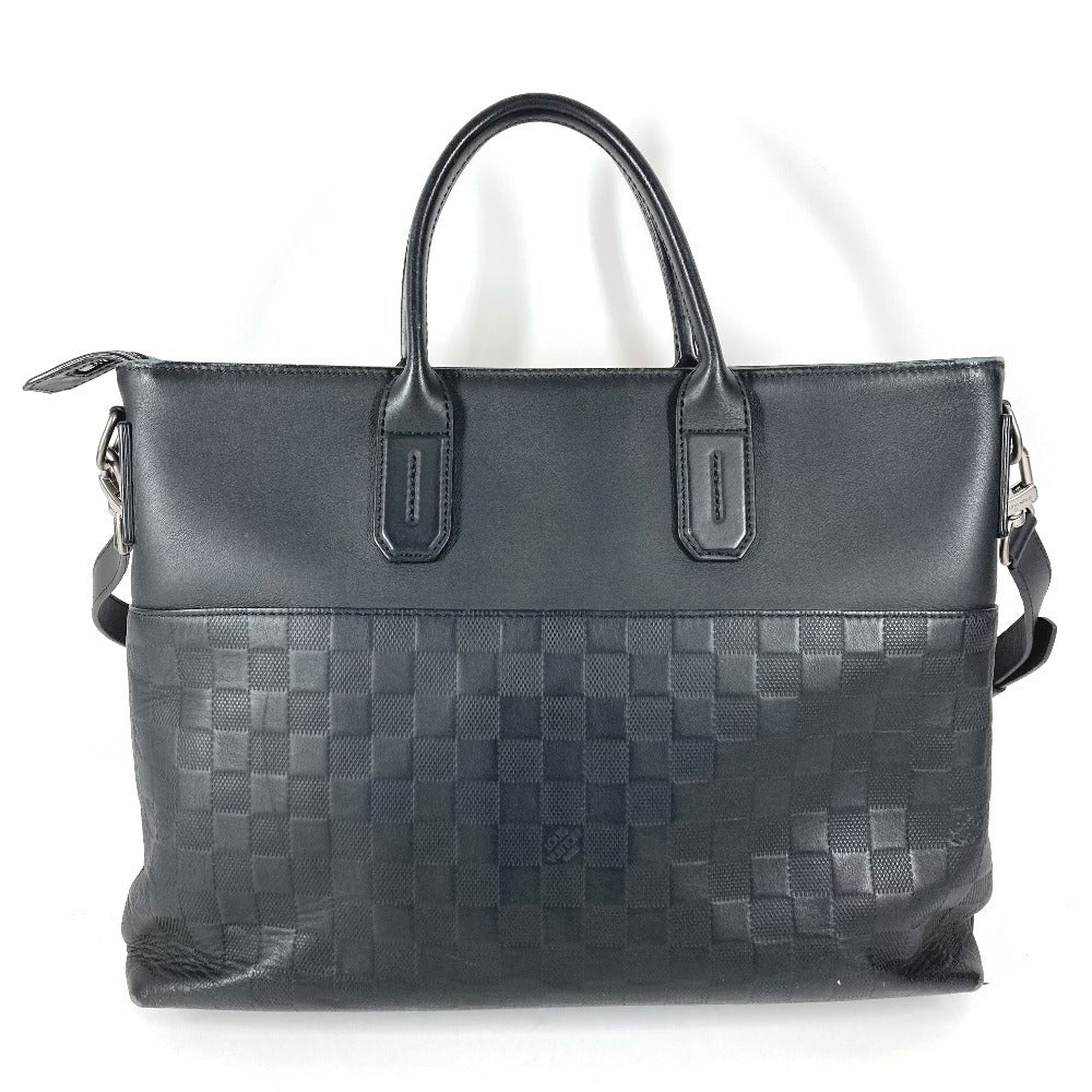 LOUIS VUITTON N41565 ダミエアンフィニ 7DW ブリーフケース セブンデイズ ア ウィーク トートバッグ カバン ハンドバッグ ショルダーバッグ ビジネスバッグ ダミエアンフィニレザー ユニセックス オニキス ブラック