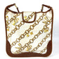 LOUIS VUITTON M95158 Monogram Charm Musette Shoulder Bag, Crossbody, Chain Pattern, Vinyl/Leather, Women's, White