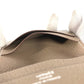 HERMES Evelyn Logo Punched Logo Bifold Business Card Holder/Pass Case/Card Case Leather Unisex Etoupe Beige