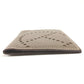 HERMES Evelyn Logo Punched Logo Bifold Business Card Holder/Pass Case/Card Case Leather Unisex Etoupe Beige