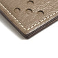 HERMES Evelyn Logo Punched Logo Bifold Business Card Holder/Pass Case/Card Case Leather Unisex Etoupe Beige
