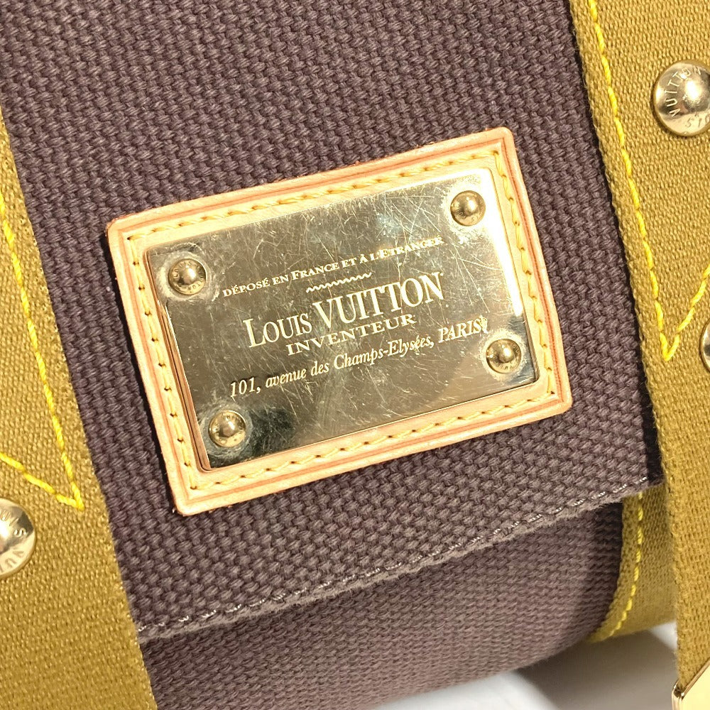 LOUIS VUITTON M40072 アンティグア サックラバ 肩掛け カバン ポシェット フラップ ショルダーバッグ キャンバス ユニセックス ブラウン