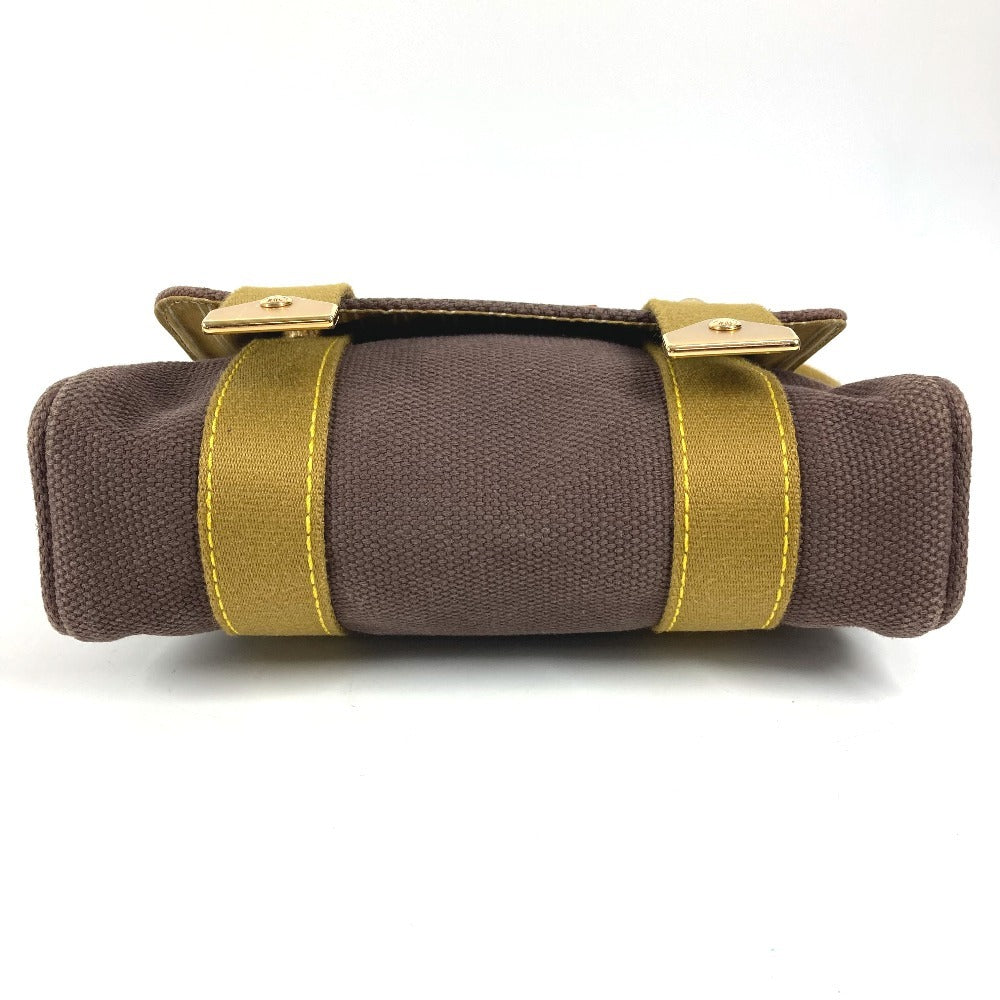 LOUIS VUITTON M40072 アンティグア サックラバ 肩掛け カバン ポシェット フラップ ショルダーバッグ キャンバス ユニセックス ブラウン