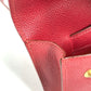 HERMES Vintage Green Pochette, Green Waist Bag, Mini Bag, Flap Belt Bag, Body Bag, Leather, Women's, Red