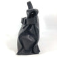 HERMES Etri Belt Etri Belt Tote Bag Flap Handbag Leather Unisex Black