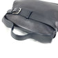 HERMES Etri Belt Etri Belt Tote Bag Flap Handbag Leather Unisex Black