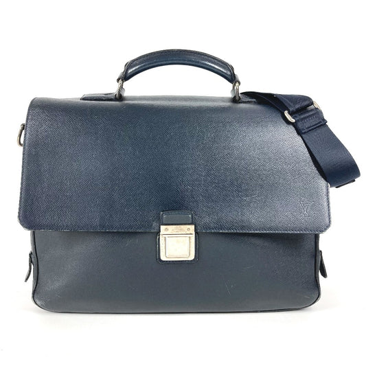 LOUIS VUITTON M32637 タイガ ヴァシリ GM ヴァシリGM カバン ハンドバッグ 2WAYバッグ ショルダーバッグ ビジネスバッグ タイガレザー ユニセックス ボレアル ネイビー