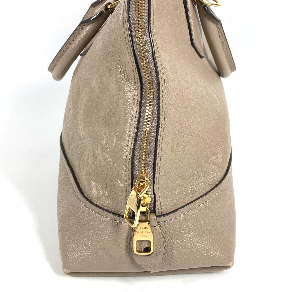 LOUIS VUITTON M44885 Monogram Empreinte Neo Alma PM Tote Bag/Handbag in Monogram Empreinte Leather, Tourterelle Beige