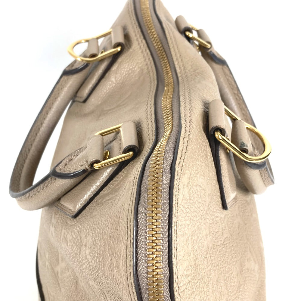 LOUIS VUITTON M44885 Monogram Empreinte Neo Alma PM Tote Bag/Handbag in Monogram Empreinte Leather, Tourterelle Beige
