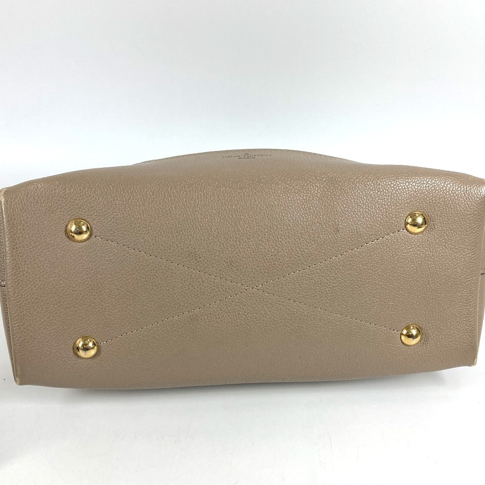 LOUIS VUITTON M44885 Monogram Empreinte Neo Alma PM Tote Bag/Handbag in Monogram Empreinte Leather, Tourterelle Beige
