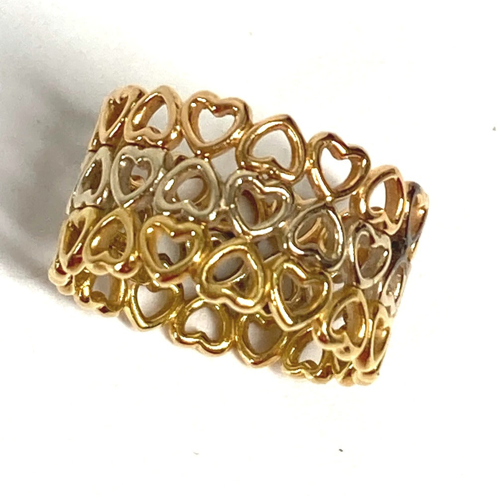 TIFFANY & Co. 18K Gold Crown of Hearts Triple Heart Ring, Au750, Women's, Gold
