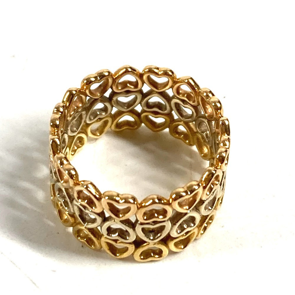 TIFFANY & Co. 18K Gold Crown of Hearts Triple Heart Ring, Au750, Women's, Gold