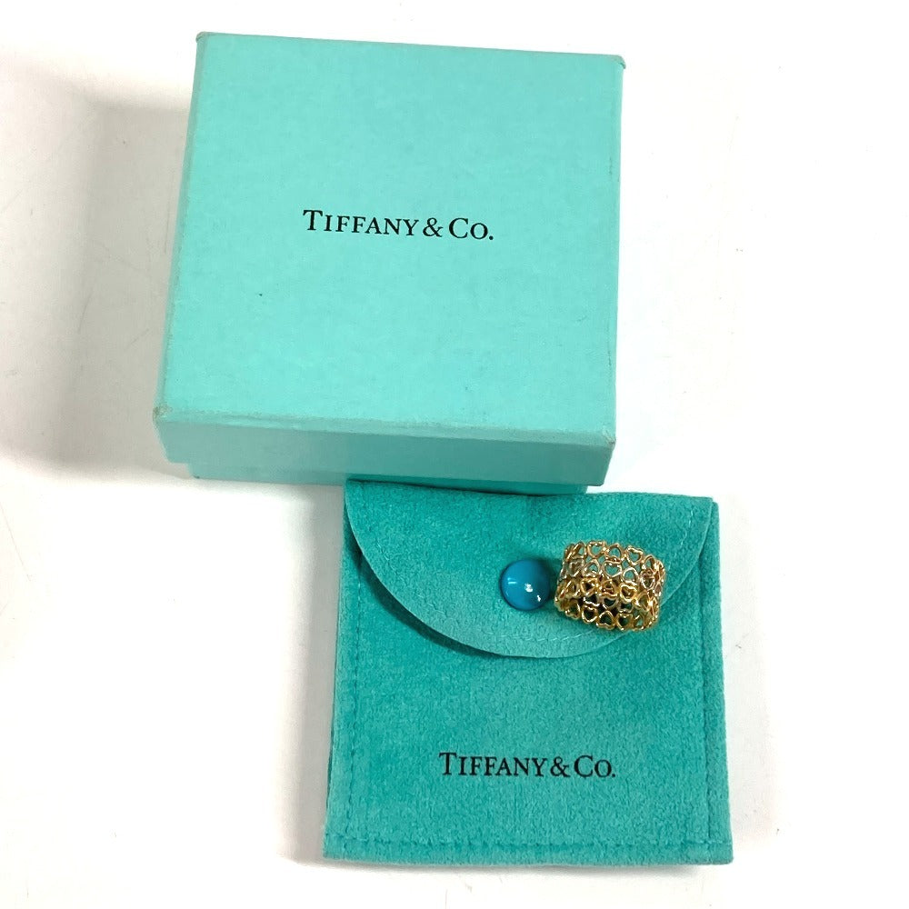 TIFFANY & Co. 18K Gold Crown of Hearts Triple Heart Ring, Au750, Women's, Gold