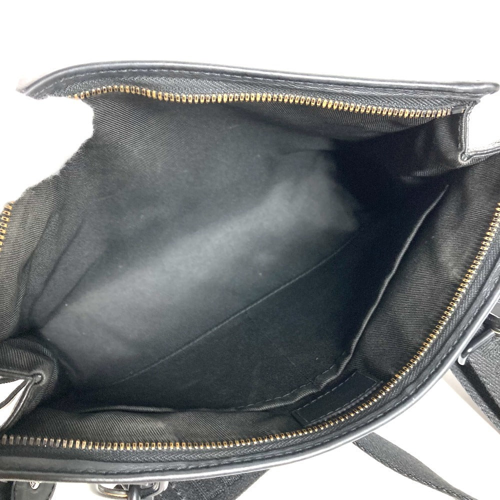 LOUIS VUITTON Aerogram Messenger Voyage M59329 Bag, Crossbody Pochette, 2-Way Bag, Clutch Bag, Shoulder Bag, Unisex, Black Leather