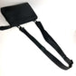 LOUIS VUITTON Aerogram Messenger Voyage M59329 Bag, Crossbody Pochette, 2-Way Bag, Clutch Bag, Shoulder Bag, Unisex, Black Leather
