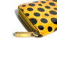 LOUIS VUITTON M91571 ドットインフィニティ 草間彌生 水玉 ジッピー ウォレット ロングウォレット ラウンドファスナー 長財布 パテントレザー レディース イエロー