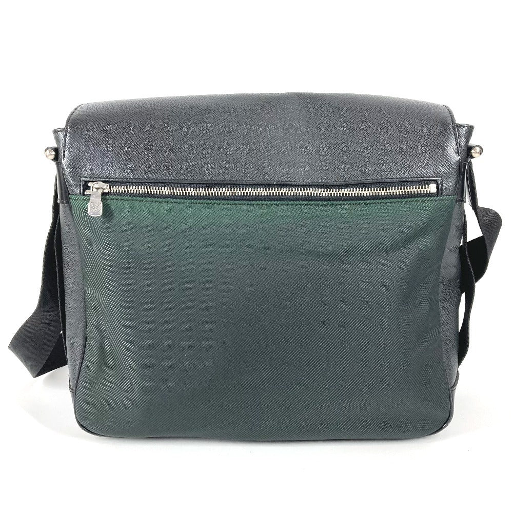 LOUIS VUITTON M30142 タイガ ヴィクトール カバン 斜め掛け メッセンジャーバッグ フラップ ショルダーバッグ タイガレザー ユニセックス アルドワーズ ブラック