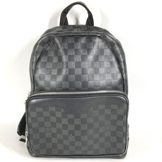 LOUIS VUITTON N40306 ダミエアンフィニ キャンパス バックパック カバン バックパック リュックサック ダミエアンフィニレザー ユニセックス オニキス ブラック