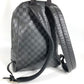 LOUIS VUITTON N40306 ダミエアンフィニ キャンパス バックパック カバン バックパック リュックサック ダミエアンフィニレザー ユニセックス オニキス ブラック