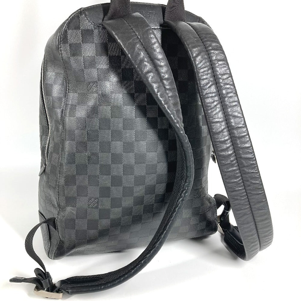 LOUIS VUITTON N40306 ダミエアンフィニ キャンパス バックパック カバン バックパック リュックサック ダミエアンフィニレザー ユニセックス オニキス ブラック