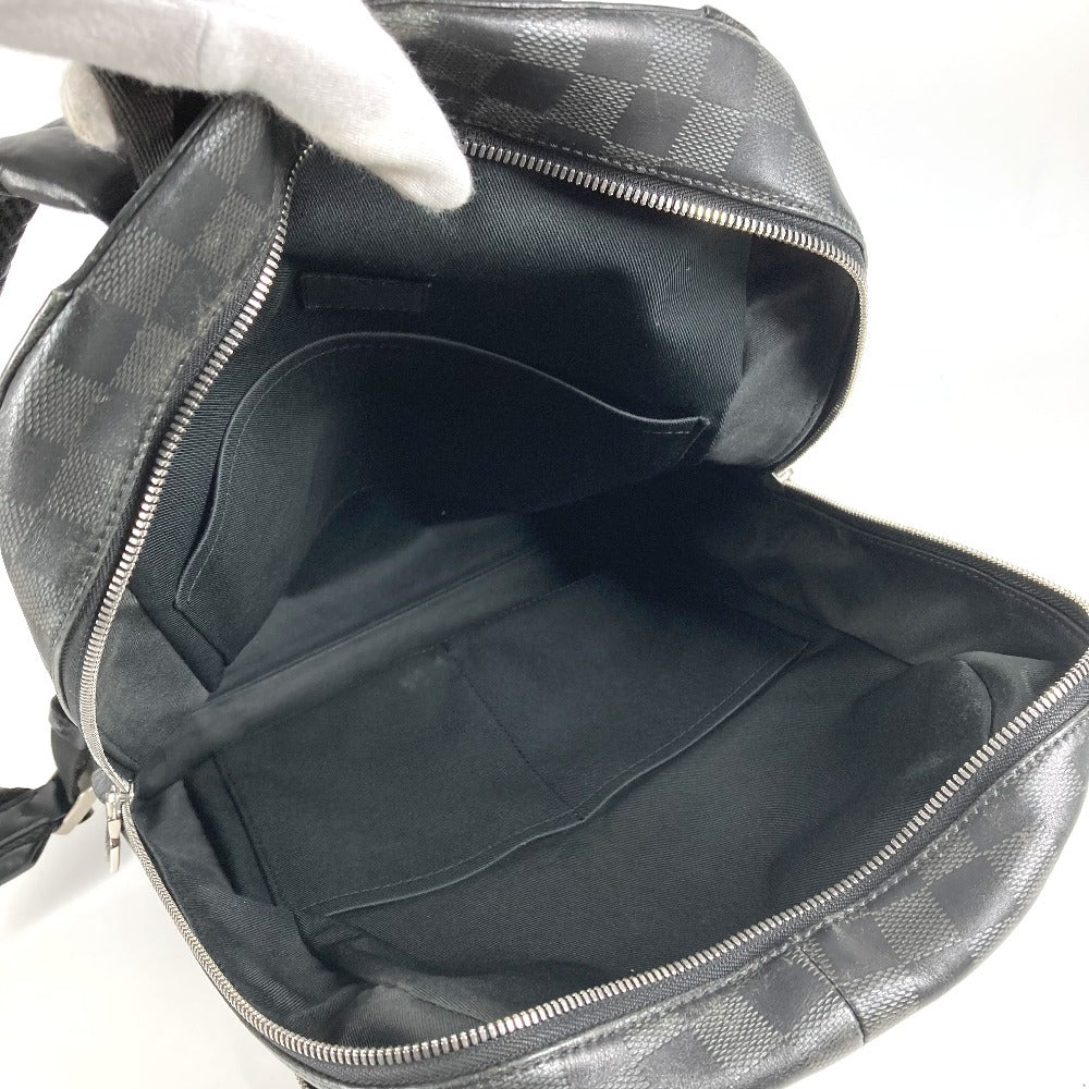 LOUIS VUITTON N40306 ダミエアンフィニ キャンパス バックパック カバン バックパック リュックサック ダミエアンフィニレザー ユニセックス オニキス ブラック