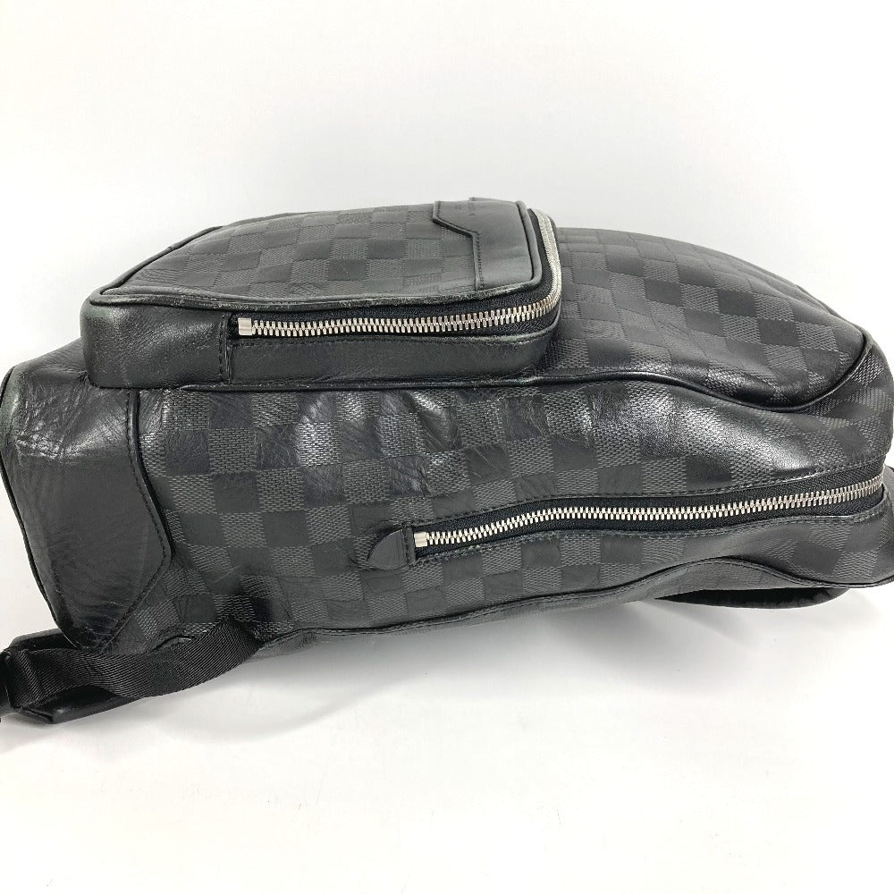 LOUIS VUITTON N40306 ダミエアンフィニ キャンパス バックパック カバン バックパック リュックサック ダミエアンフィニレザー ユニセックス オニキス ブラック