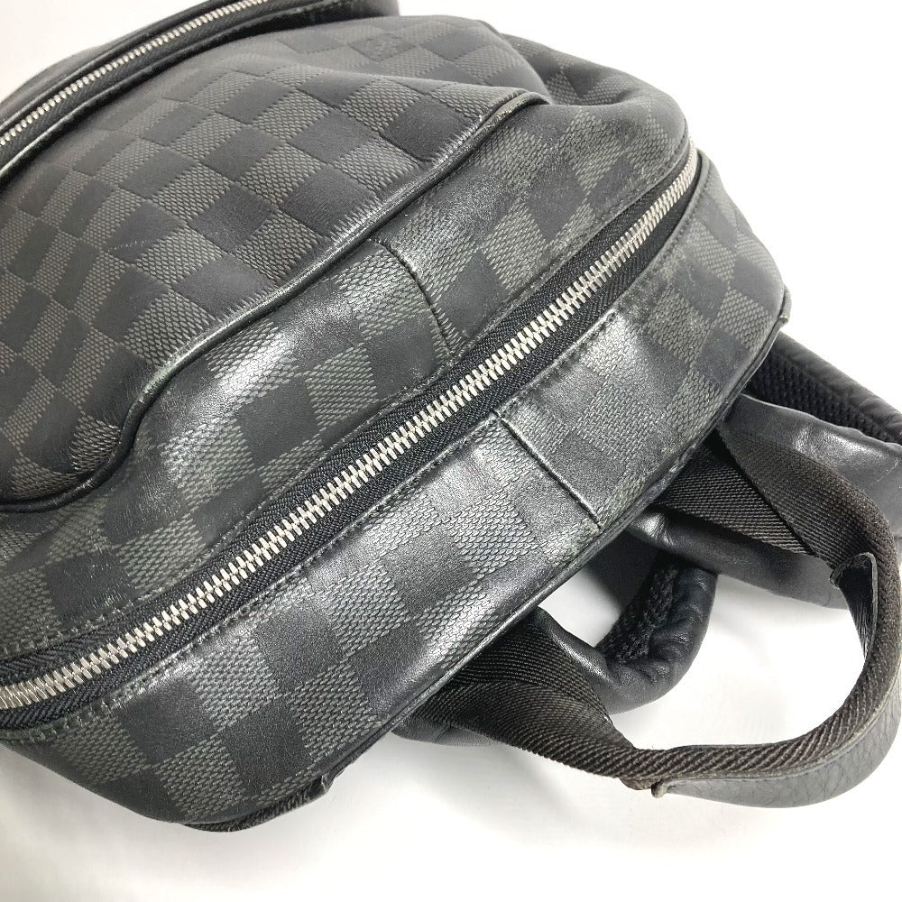 LOUIS VUITTON N40306 ダミエアンフィニ キャンパス バックパック カバン バックパック リュックサック ダミエアンフィニレザー ユニセックス オニキス ブラック