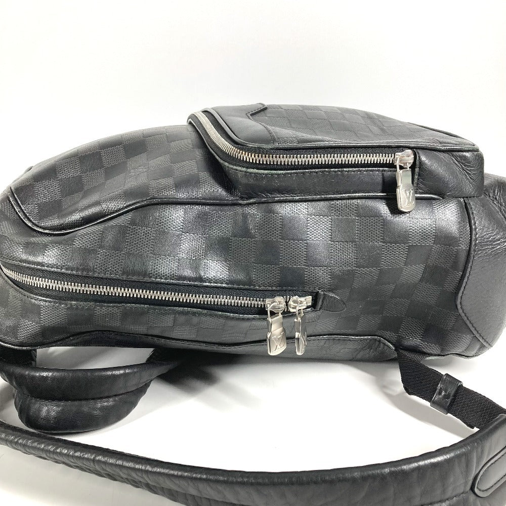 LOUIS VUITTON N40306 ダミエアンフィニ キャンパス バックパック カバン バックパック リュックサック ダミエアンフィニレザー ユニセックス オニキス ブラック