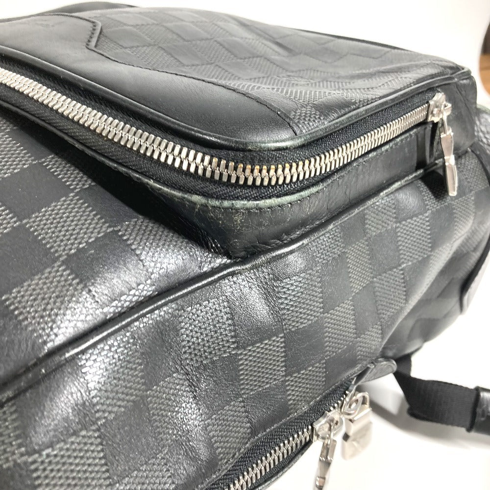LOUIS VUITTON N40306 ダミエアンフィニ キャンパス バックパック カバン バックパック リュックサック ダミエアンフィニレザー ユニセックス オニキス ブラック