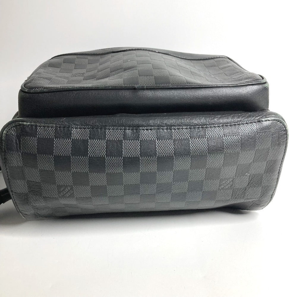 LOUIS VUITTON N40306 ダミエアンフィニ キャンパス バックパック カバン バックパック リュックサック ダミエアンフィニレザー ユニセックス オニキス ブラック
