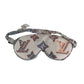 LOUIS VUITTON GI0614 ナイトグッズ 睡眠用 モノグラム アイマスク・ブルーシェル ポーチセット 巾着ポーチ アイマスク シルク ユニセックス ピンク系