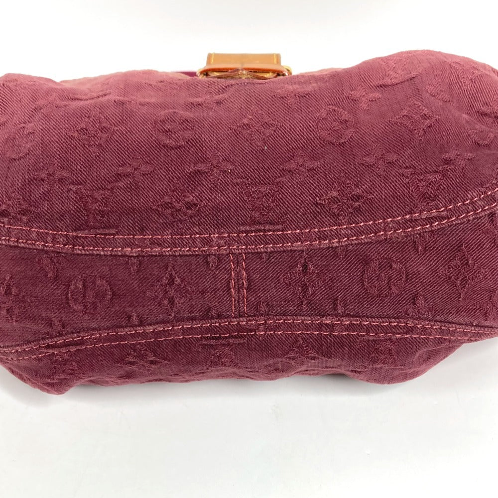 LOUIS VUITTON M40417 モノグラムデニム サンレイ カバン 肩掛け フラップ ショルダーバッグ モノグラムデニムキャンバス レディース ルージュフォーヴィスト ピンク
