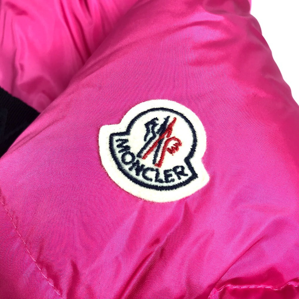 MONCLER IBISE GIUBBOTTO Down Hoodie, Men's Pink, Long Sleeve Two-Tone Down Jacket