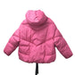 MONCLER IBISE GIUBBOTTO Down Hoodie, Men's Pink, Long Sleeve Two-Tone Down Jacket