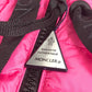 MONCLER IBISE GIUBBOTTO Down Hoodie, Men's Pink, Long Sleeve Two-Tone Down Jacket