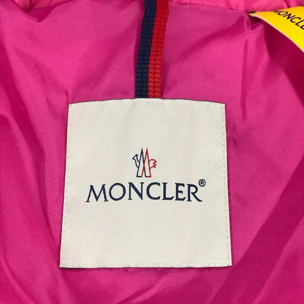 MONCLER IBISE GIUBBOTTO Down Hoodie, Men's Pink, Long Sleeve Two-Tone Down Jacket