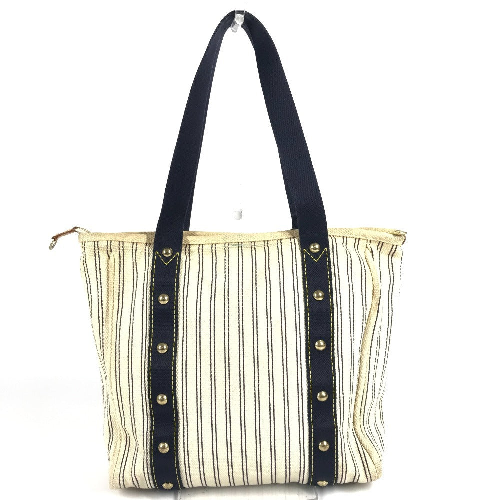 LOUIS VUITTON M40132 アンティグア カバMM カバ MM カバン 肩掛け トートバッグ ショルダーバッグ キャンバス レディース アイボリー系