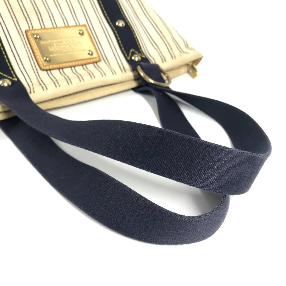 LOUIS VUITTON M40132 アンティグア カバMM カバ MM カバン 肩掛け トートバッグ ショルダーバッグ キャンバス レディース アイボリー系