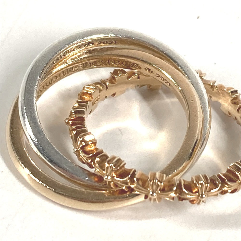 CHROME HEARTS K22 22K 金 TINY E CH PLUS BAND TRPL タイニーECHプラストリプル アクセサリー ジュエリー リング・指輪 K22 ユニセックス ゴールド