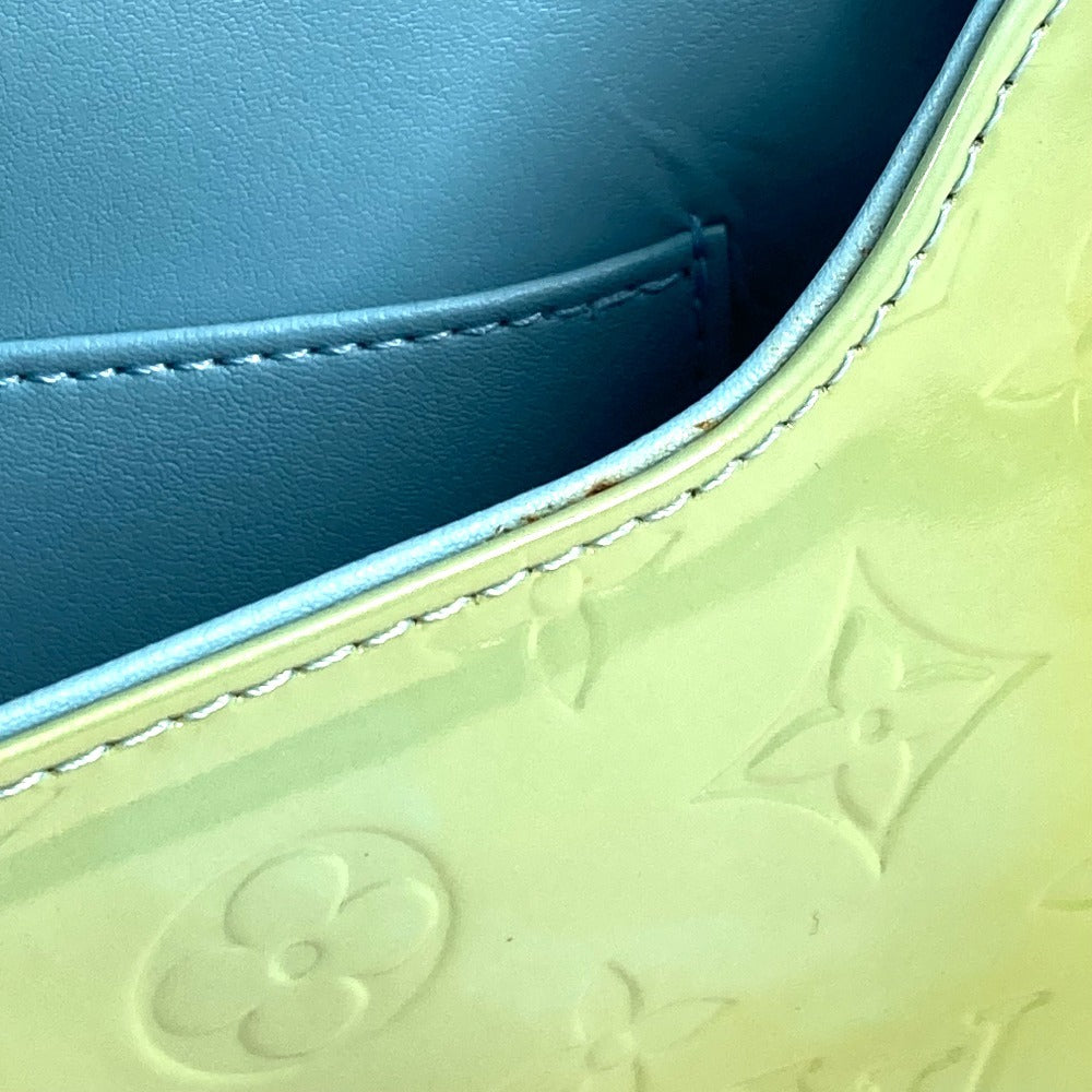 LOUIS VUITTON M91009 Monogram Vernis Thompson Street Bag Flap Bag Shoulder Bag Monogram Vernis Canvas Women's Baby Blue Blue