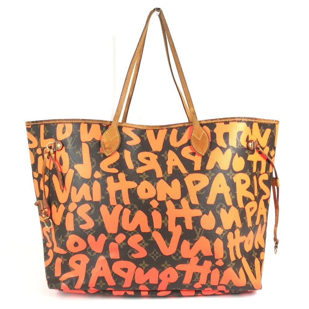 LOUIS VUITTON M93702 モノグラムグラフィティ ネヴァーフル GM ネヴァーフルGM カバン 肩掛け トートバッグ ショルダーバッグ モノグラムグラフィティキャンバス レディース オレンジ