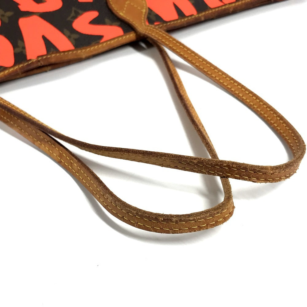 LOUIS VUITTON M93702 モノグラムグラフィティ ネヴァーフル GM ネヴァーフルGM カバン 肩掛け トートバッグ ショルダーバッグ モノグラムグラフィティキャンバス レディース オレンジ