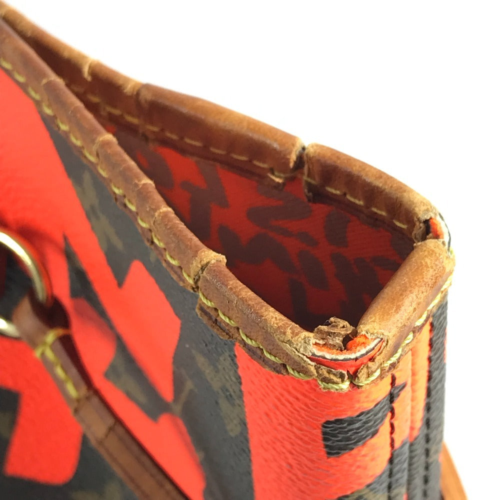 LOUIS VUITTON M93702 モノグラムグラフィティ ネヴァーフル GM ネヴァーフルGM カバン 肩掛け トートバッグ ショルダーバッグ モノグラムグラフィティキャンバス レディース オレンジ