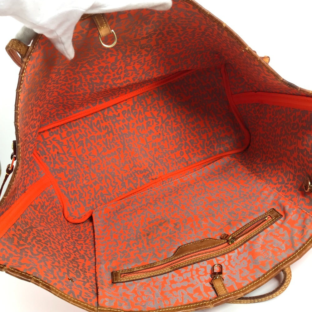 LOUIS VUITTON M93702 モノグラムグラフィティ ネヴァーフル GM ネヴァーフルGM カバン 肩掛け トートバッグ ショルダーバッグ モノグラムグラフィティキャンバス レディース オレンジ