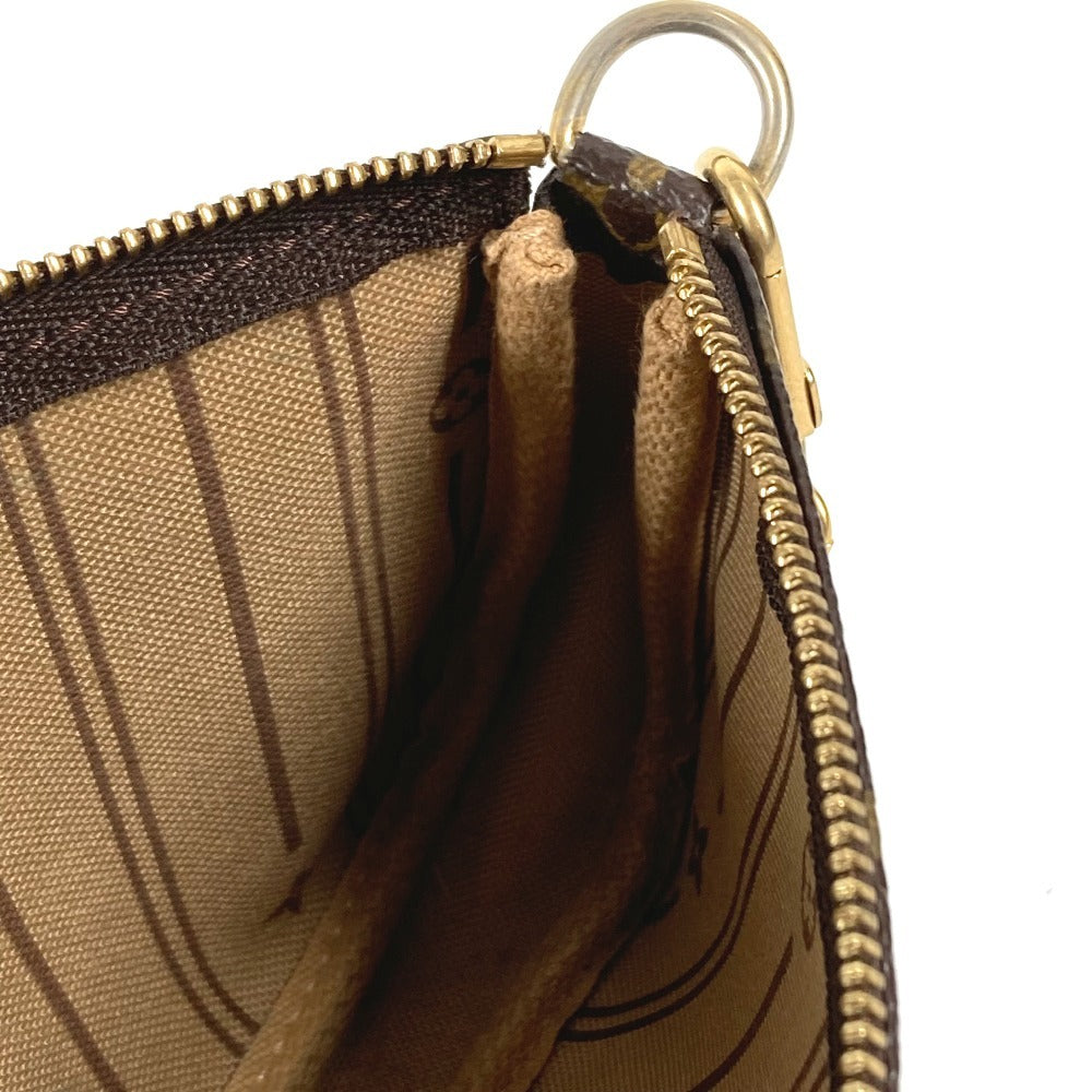 LOUIS VUITTON M60153 モノグラム ミニポシェット アクセソワール T&B チェーンバッグ カバン ポーチ ハンドバッグ モノグラムキャンバス レディース ブラウン