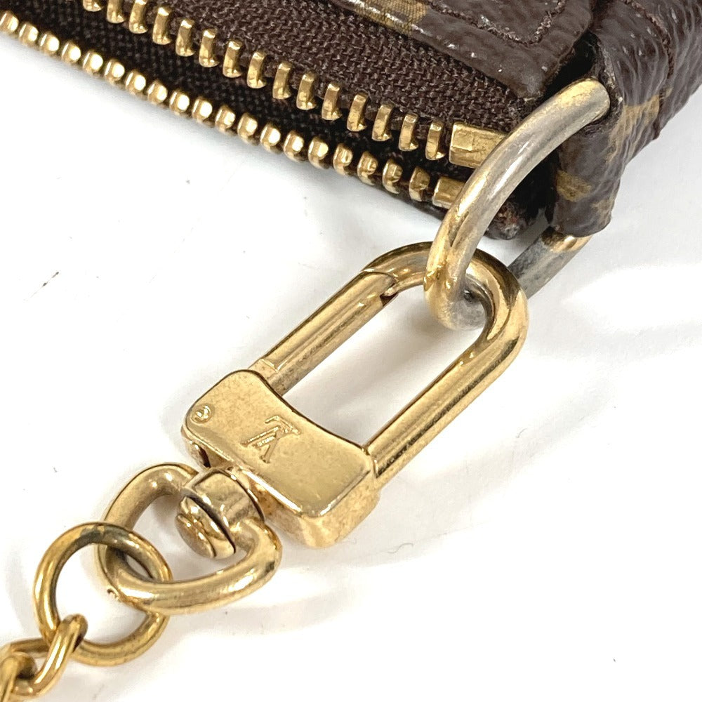 LOUIS VUITTON M60153 モノグラム ミニポシェット アクセソワール T&B チェーンバッグ カバン ポーチ ハンドバッグ モノグラムキャンバス レディース ブラウン