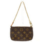 LOUIS VUITTON M60153 モノグラム ミニポシェット アクセソワール T&B チェーンバッグ カバン ポーチ ハンドバッグ モノグラムキャンバス レディース ブラウン
