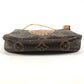 LOUIS VUITTON M60153 モノグラム ミニポシェット アクセソワール T&B チェーンバッグ カバン ポーチ ハンドバッグ モノグラムキャンバス レディース ブラウン
